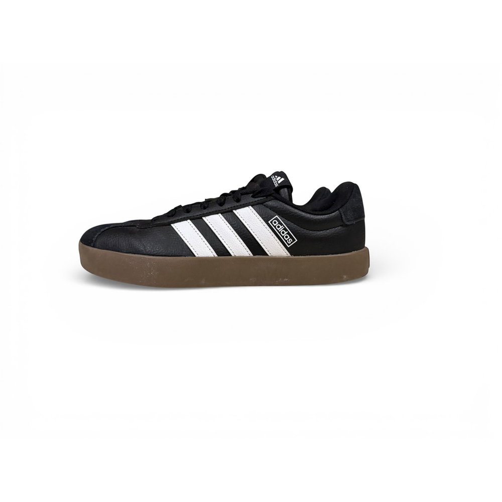 Adidas Men's VL Court 3.0 Core Black/Cloud White/Gum Sz 7 - Picture 2 of 9